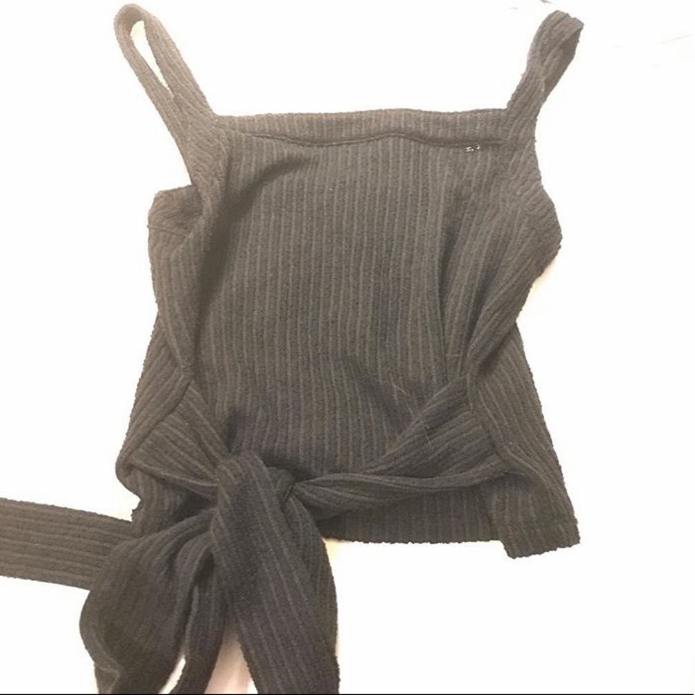 front tie tank top